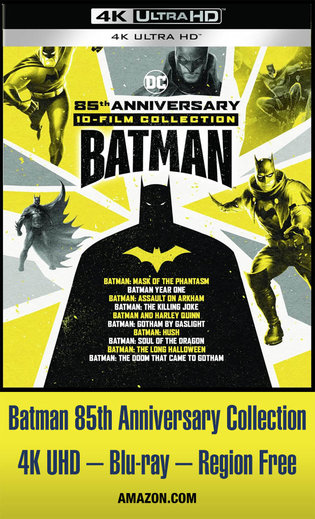 85th Anniversary Batman 10 Film 4K Collection